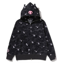 BAPE x Sanrio Characters Kuromi Camo Full Zip Hoodie (Ladies)