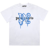 Palm Angels logo-print cotton T-shirts