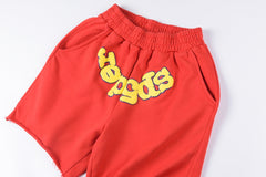 Sp5der OG Logo Sweatshort Red