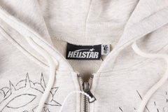 Hellstar Graphic-Print Zip-Up Hoodie