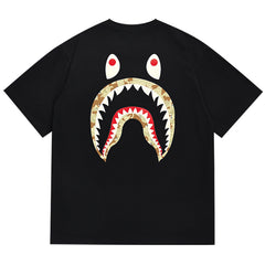 BAPEX Stussy Shark Print T-Shirt