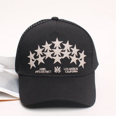 AMIRI star-patch panelled trucker cap