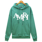AMlRl logo-applique cotton Hoodies