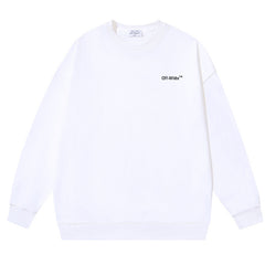 OFF-WHITE Logo-Embroidered Cotton Sweatshirts