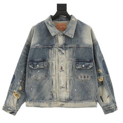 SAINT MICHAEL Flap Pockets Denim Jacket