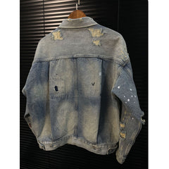 SAINT MICHAEL Flap Pockets Denim Jacket