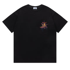 OFF-WHITE Cotton Cherub Print T-Shirts