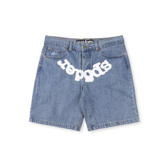 Sp5der OG Logo Denim Short