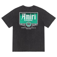 AMIRI Lounge Crystal Embellished Cotton Graphic T-Shirt