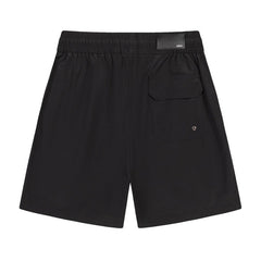 AMIRI Pool Cue Straight-Leg Mid-Length Logo-Print Swim Shorts