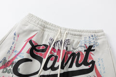 SAINT MICHAEL X Takashi Murakami Graff Sweatshort