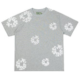 Denim Tears Crystal Patch Cotton logo Design T-Shirts