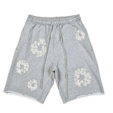 Denim Tears Crystal Patch Cotton logo Design Shorts