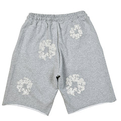 Denim Tears Crystal Patch Cotton logo Design Shorts