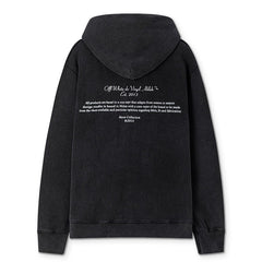 Off-White Graphic-Print Cotton Hoodie