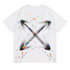 Off-White Bookish Crazy Cotton T-Shirt