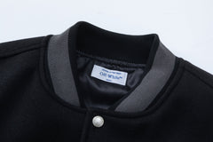 OFF WHITE Golf Varsity Jacket