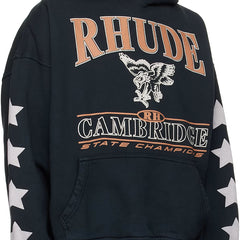 RHUDE Cambridge State Champs Vintage Boxy Hoodie