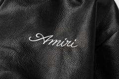 AMlRl Club Leather Varsity Jacket