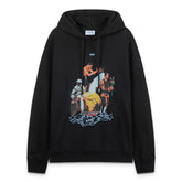 Off White Black Cotton Hoodie