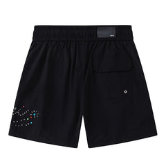 AMIRI Logo Studded Drawstring Shorts