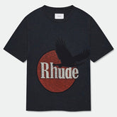 RHUDE Eagle Logo Slub Tee