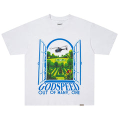 Godspeed Graphic-Print T-Shirts