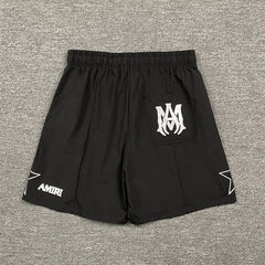 AMIRI Logo-Print Swim Shorts