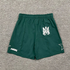 AMIRI Logo-Print Swim Shorts