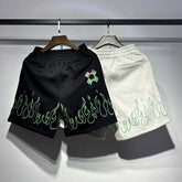 AMIRI MA Quad Flames Sweatshorts