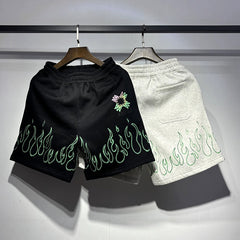 AMIRI MA Quad Flames Sweatshorts