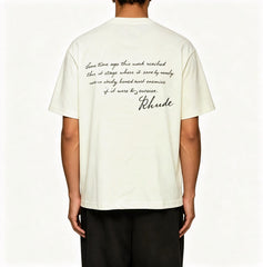 RHUDE Crewneck Cotton Tee