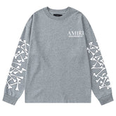 AMIRI Bones Stacked Long-Sleeve T-Shirts