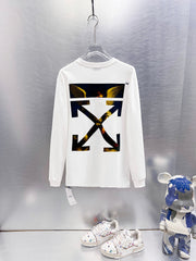 OFF-WHITE Caravaggio Painted Print Long-Sleeve T-Shirt