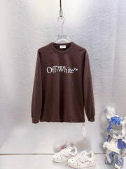 OFF-WHITE Logo Print Long-Sleeve T-Shirt