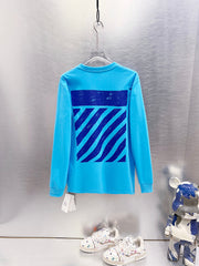 OFF-WHITE Logo Print Long-Sleeve T-Shirt