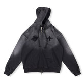 Vertabrae Embroidered Patch Logo Hoodie
