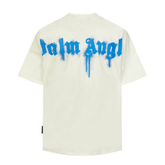 Palm Angels Curved-Logo Cotton T-Shirt