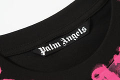 Palm Angels Curved-Logo Cotton T-Shirt