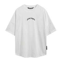 Palm Angels Curved-Logo T-Shirt