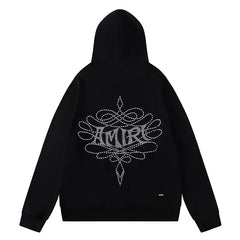 AMIRI Lasso Crystal-Embellished Hoodie