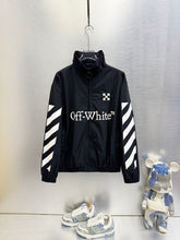 OFF WHITE Diagonal Arrow-Print Zip-Up Jacket