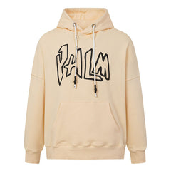 Palm Angels Graffiti-Print Logo Hoodie