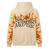 Palm Angels Graffiti-Print Logo Hoodie