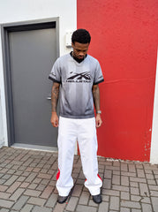 Hellstar 'Grey Stripes' Mesh Jersey