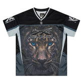 Hellstar Panther Print Mesh Jersey