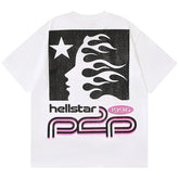 Hellstar Studios print casual P2P T-Shirts