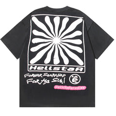 Hellstar Soarin Sun Smile Paradise Tee Black