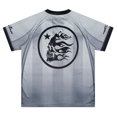Hellstar 'Grey Stripes' Mesh Jersey