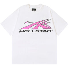 Hellstar Studios print casual P2P T-Shirts